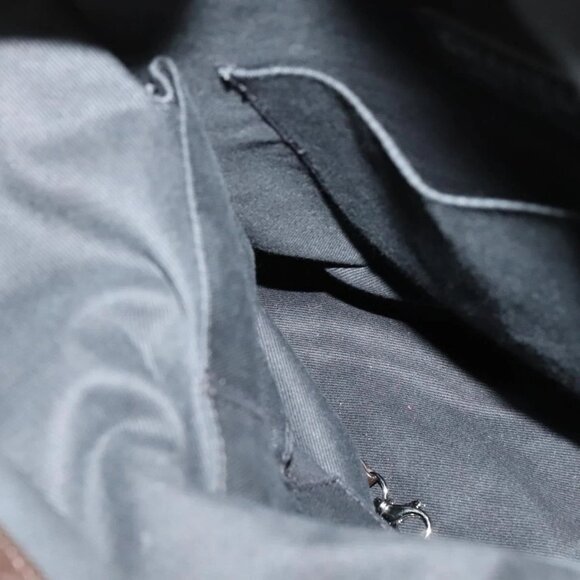 CHANEL Wild Stitch Matelasse Hand Bag Leather Brown Silver CC Auth 135451 - Picture 12 of 16